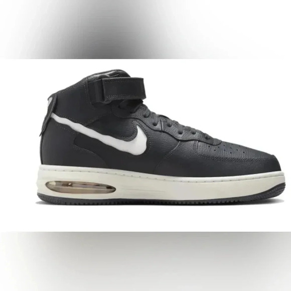 Nike Air Force 1 Remastered Mid Blk White - Picture 5 of 6